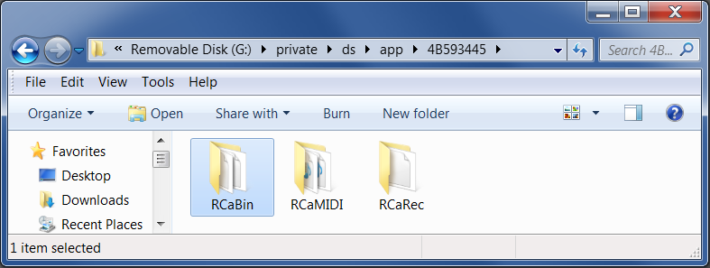 Find the files on the SD card in your PC file structure