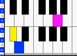 Solo Screen: Wide 2 Row Piano
