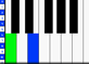 Solo Screen: Wide 1 Row Piano